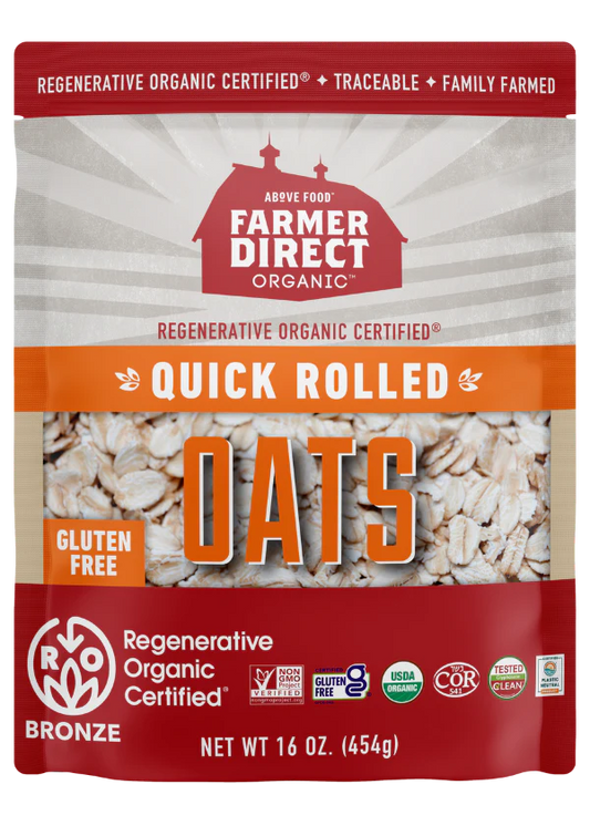 Regenerative Organic Certified® Gluten Free Quick Rolled Oats