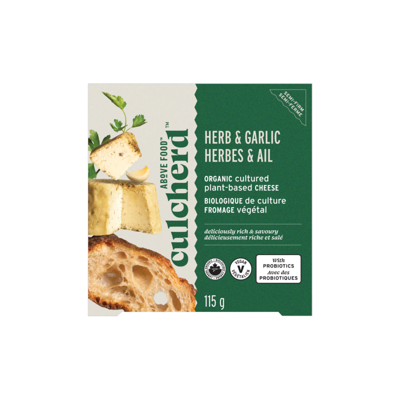 Plant-Based Herb & Garlic Cheese